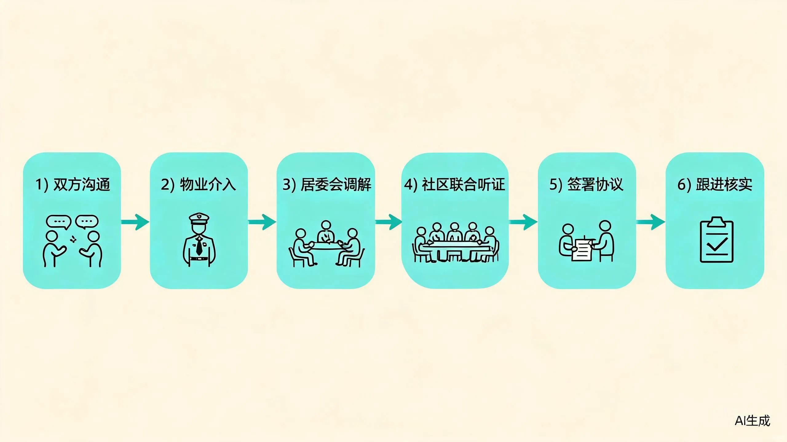 噪音投诉处理流程：12345、物业、民警、法院怎么走