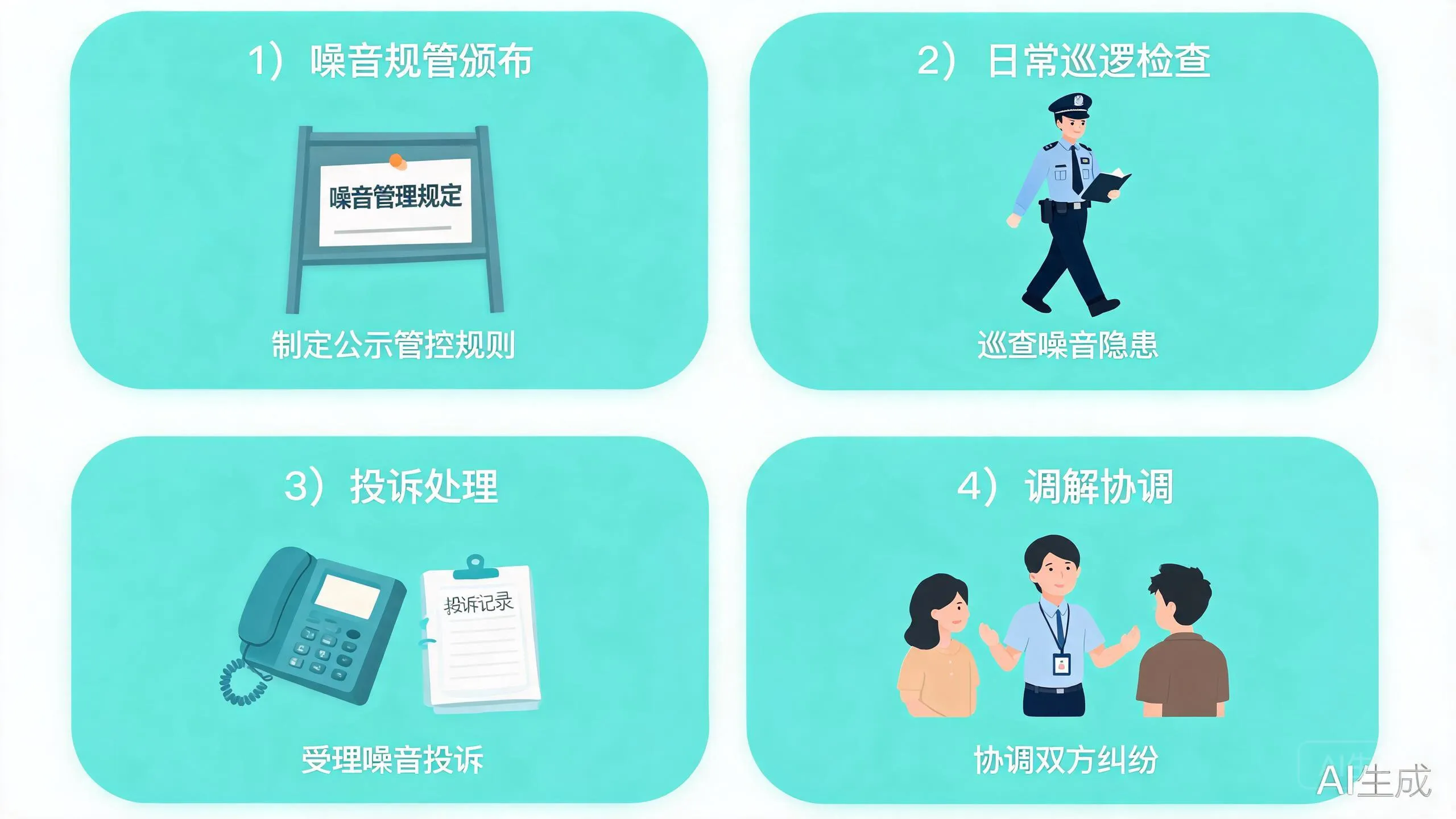 物业在邻里噪音中能做什么？不能做什么