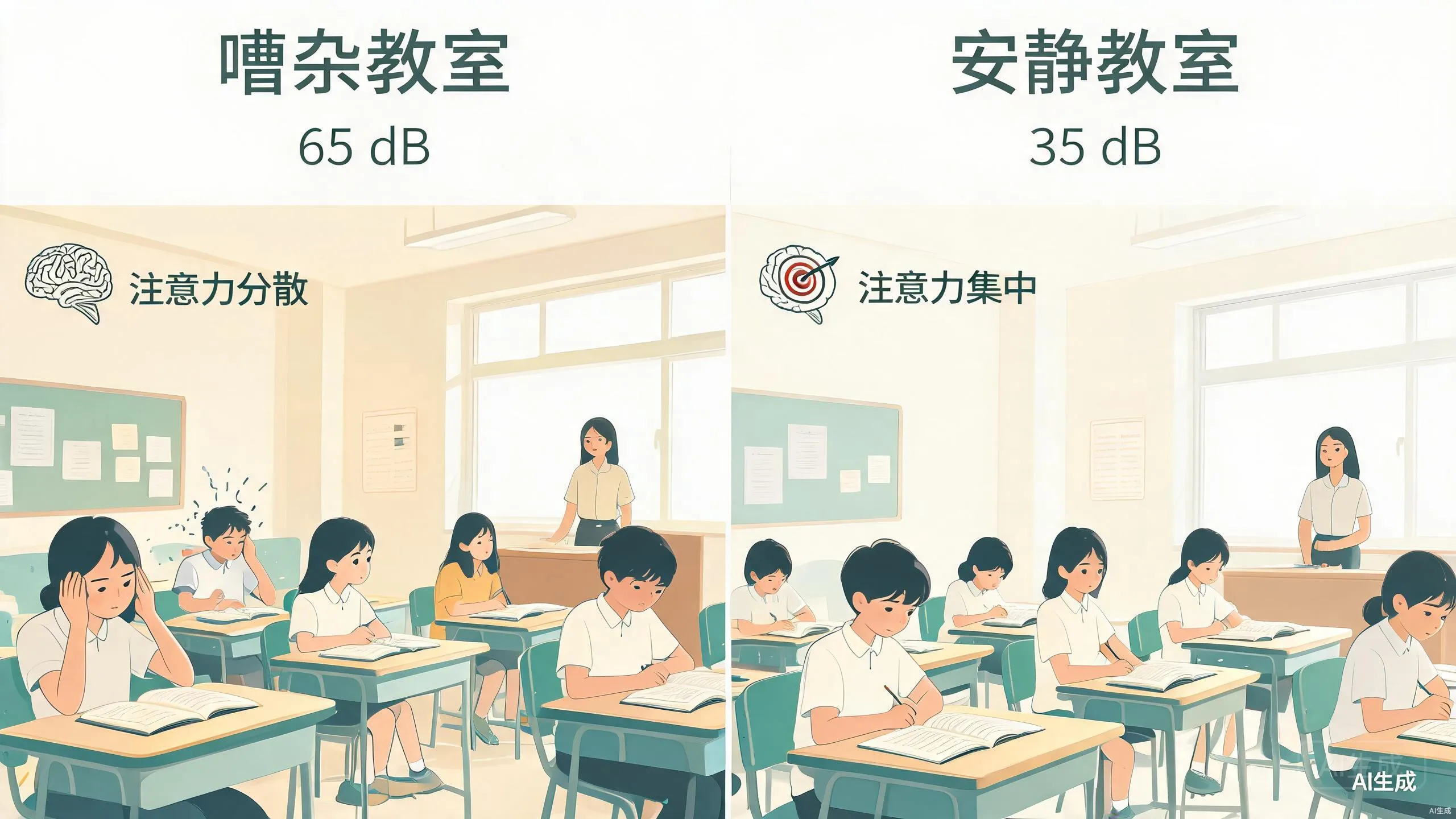 学生注意力与噪音：教室环境怎样最有利于学习