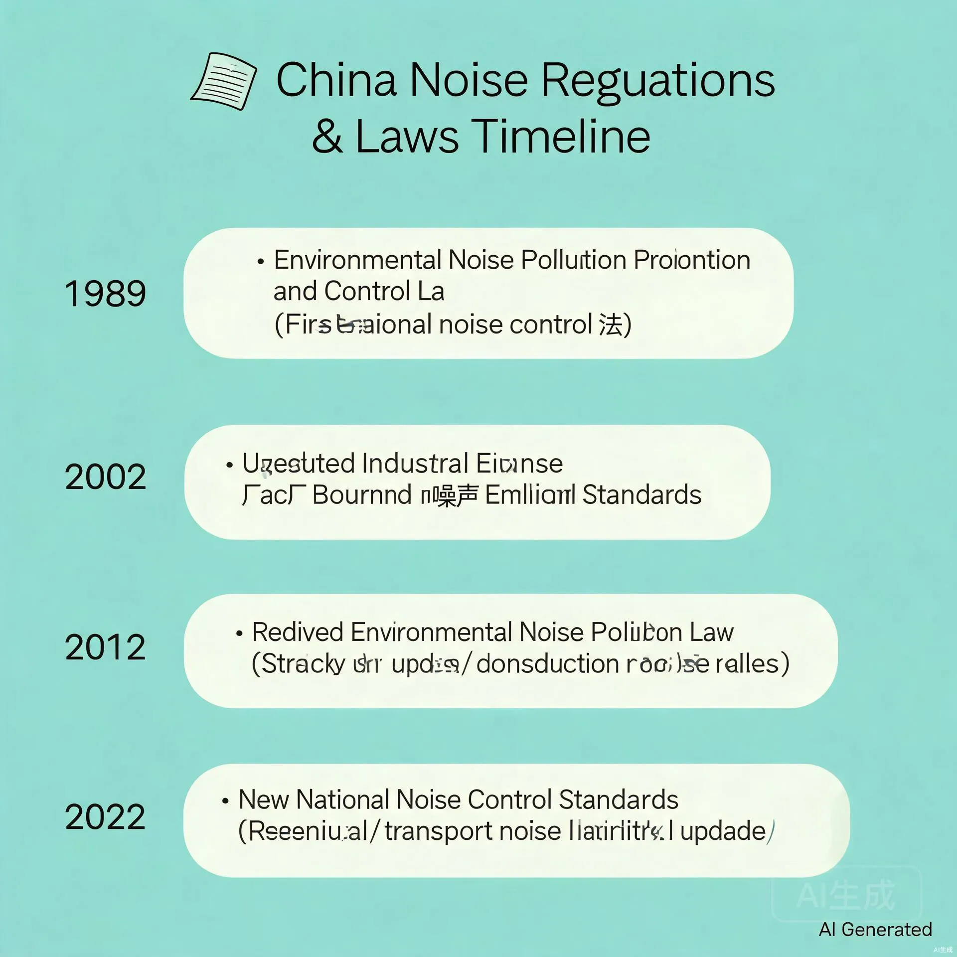 中国噪音法规概述：GB 3096 与《噪声污染防治法》